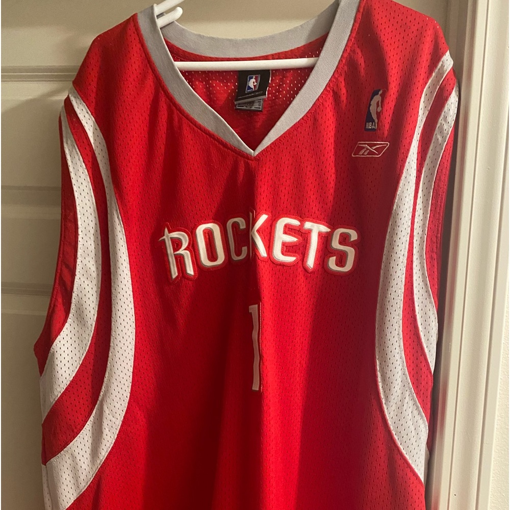 Vintage Reebok NBA Houston Rockets Tracy McGrady basketball jersey